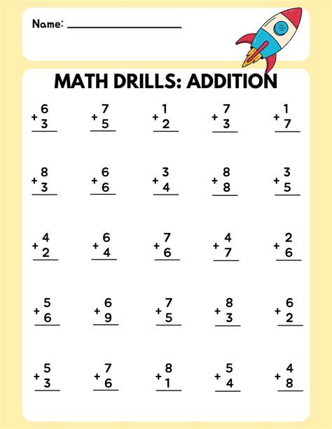 math drills worksheets|Math Worksheets .